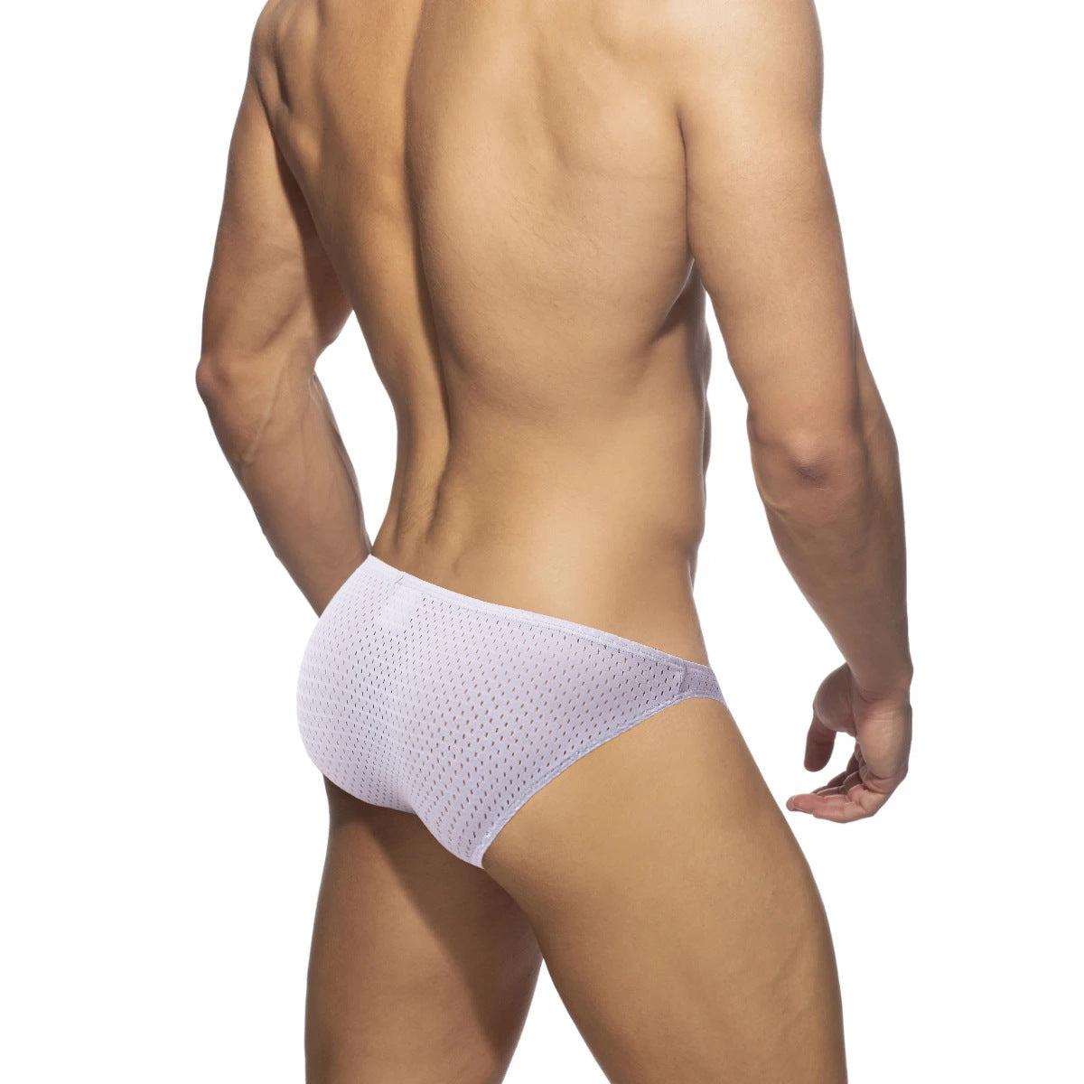Slips de design Convex de type U en mesh élastique élevé pour homme