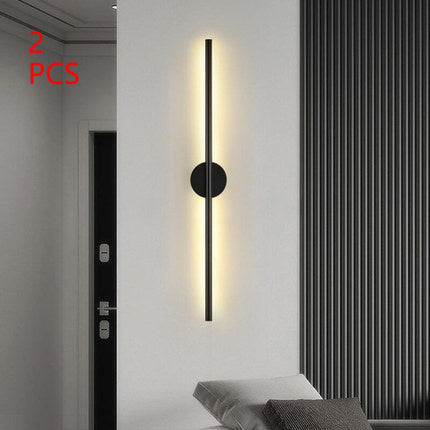 Lumière murale à longue bande de LED créative