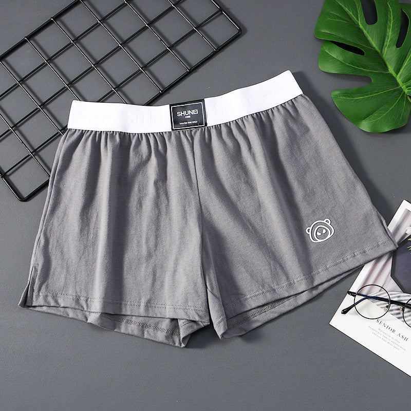 Sous-vêtements en coton purifié homme Confortable Personnalité Respirante Plus Taille Boxer Slip