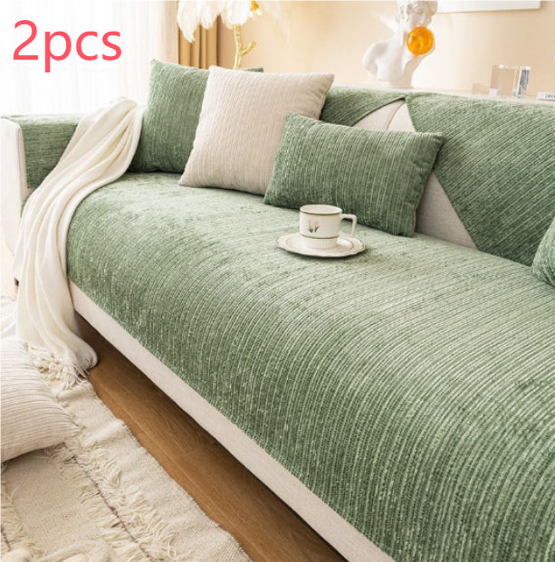 Chenille Canapé Coussin Quatre Saisons Universal Moderne Simple Non-dérapant