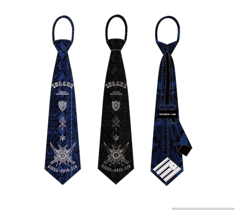 Design original Chevalier royal Non-Necktie Brodé Twill Zipper Celebrity-Style Tie