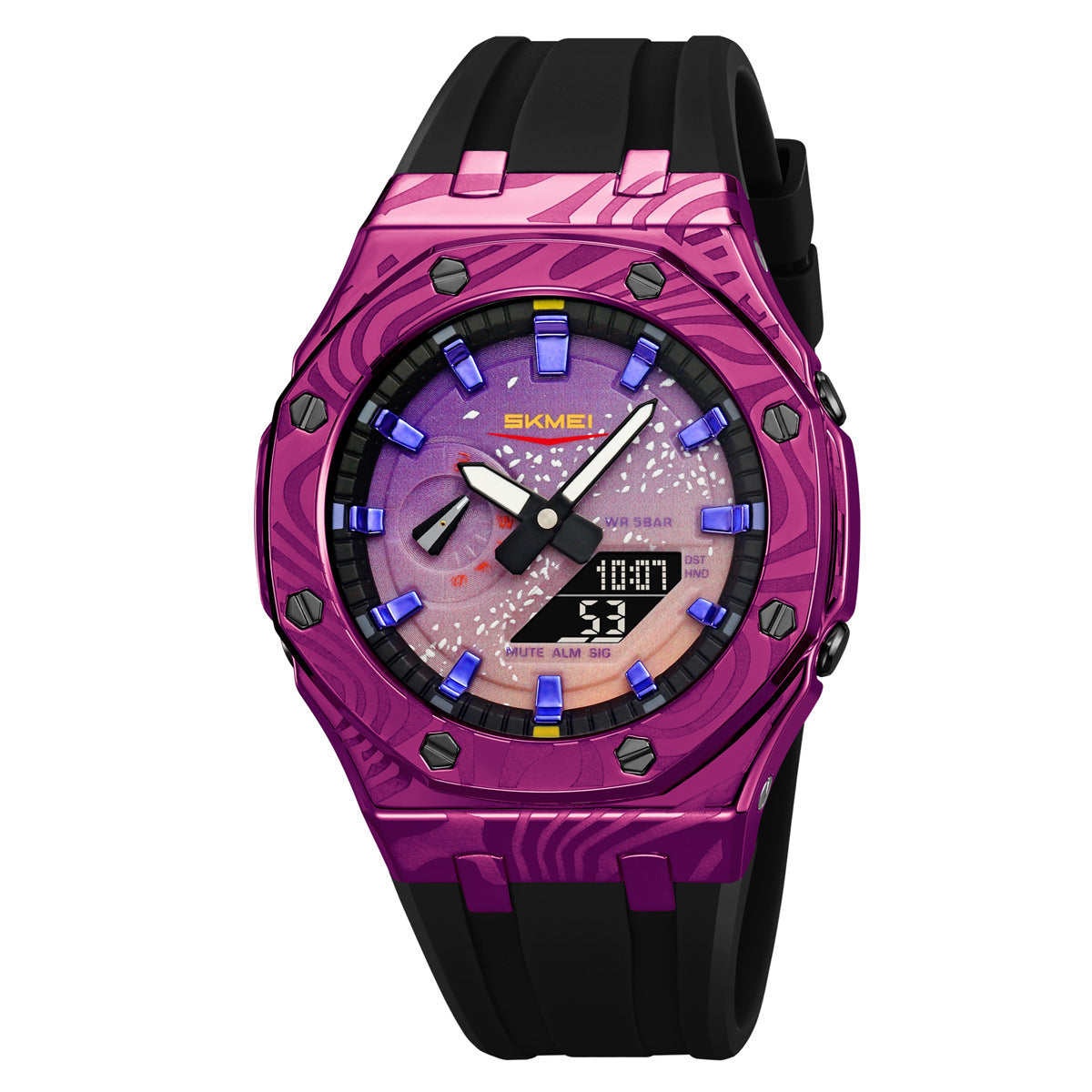 Montre numérique multifonctionnelle étanche pour hommes