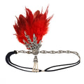 Tête de plume de masquerade Vintage bande de cheveux dans le style européen et américain
