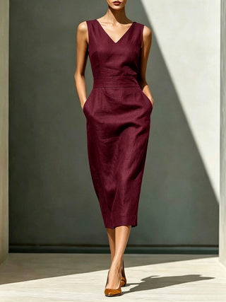 Femmes Mode Robes de couleur solide