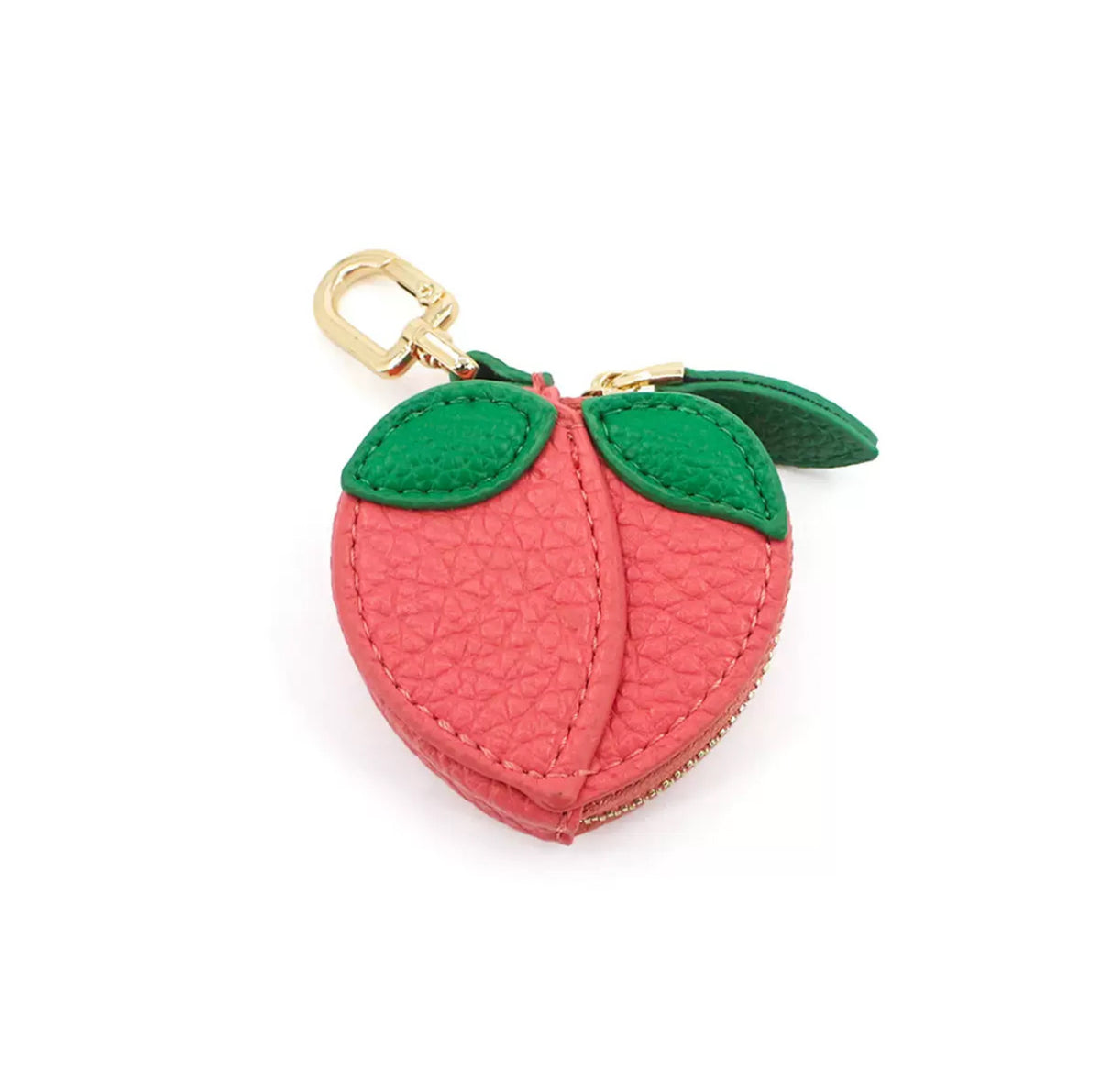 PU en cuir de monnaie Purse Fruit Fraise Citron Mini cas clé