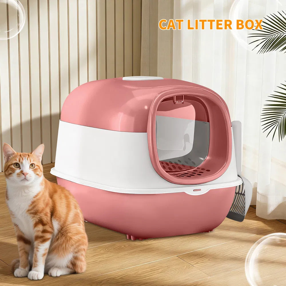 Boîte à litière pour chats avec rangement intégré