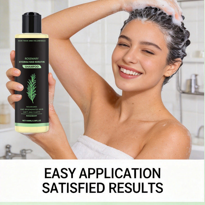 Shampooing à base de plantes de romarin