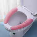 Sticker de toilette en velours de cristal-Niutu modèle-pink-petite-une paire