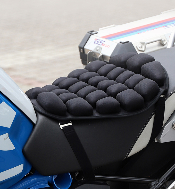 Sac gonflable en trois dimensions pour coussin moto