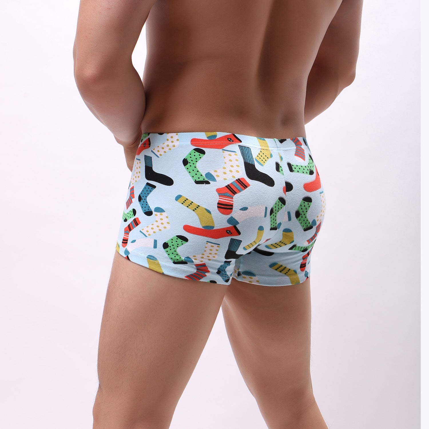 Sous-vêtements pour hommes en forme de U de coton caricature