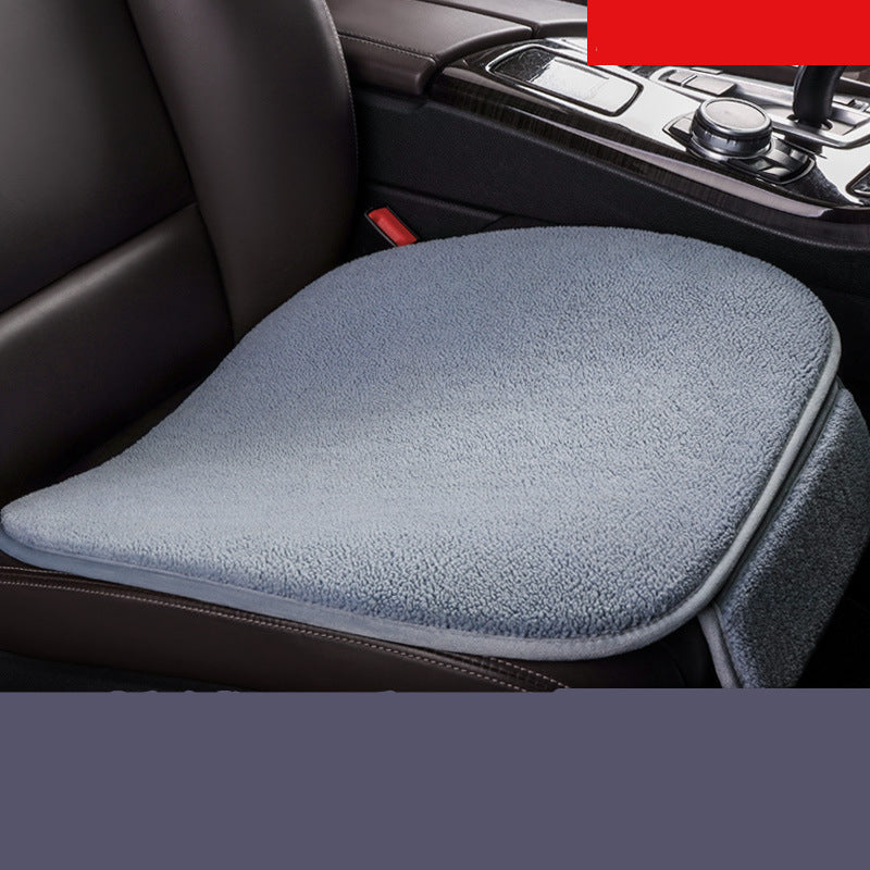 Siège de voiture Coussin en peluche en peluche Coussin de siège d'hiver sans dossier