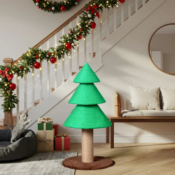 31.5dans l'arbre de Noël Cat Scratcher