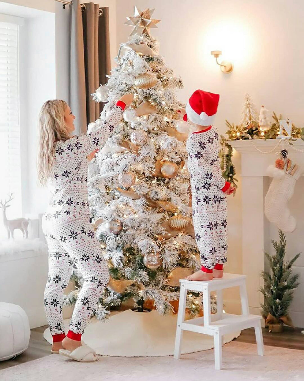 Home-based parent-child Christmas printing service