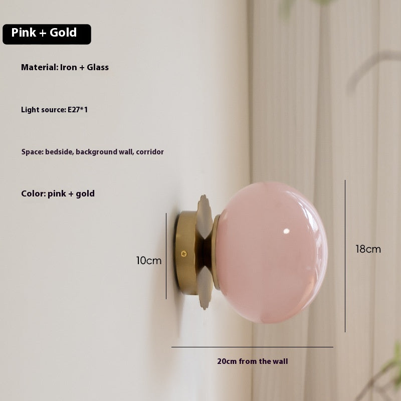 Lampe murale retro à la crème magique