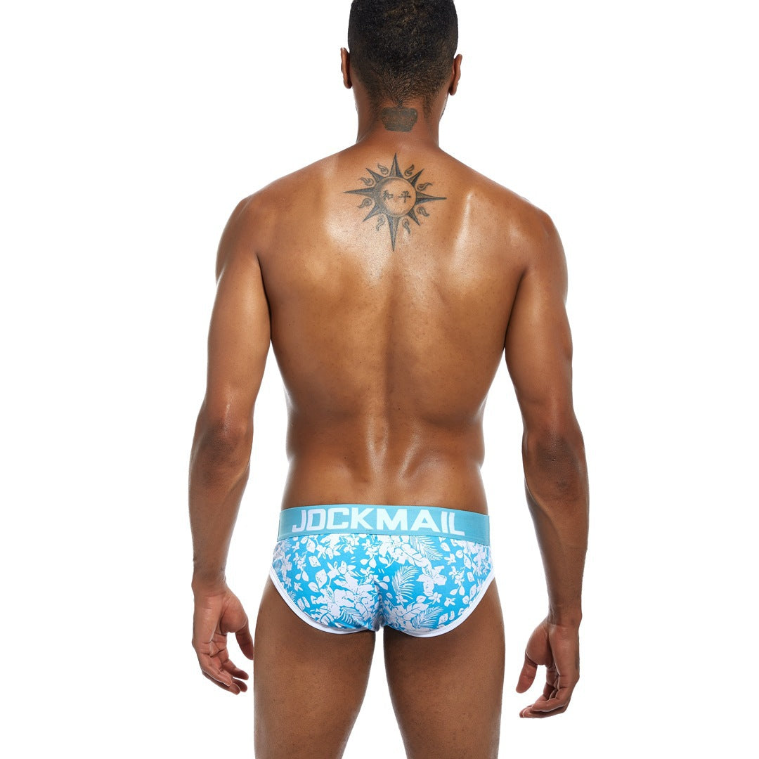 Sous-vêtements sexy et confortables en coton imprimé pour hommes