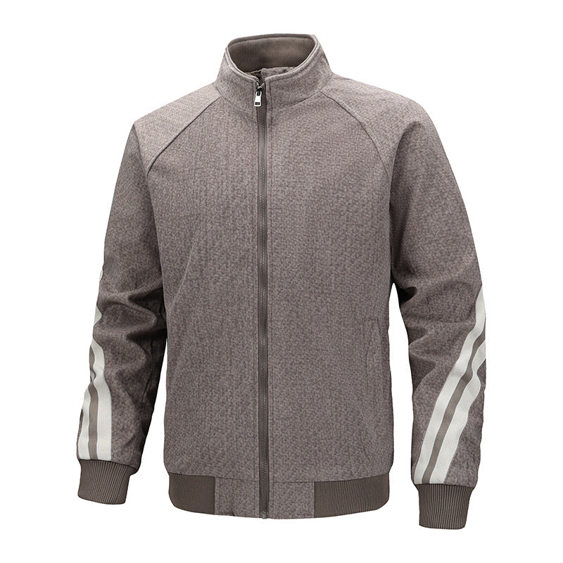 Men's Foreign Trade Spring and Autumn Suede Jacket