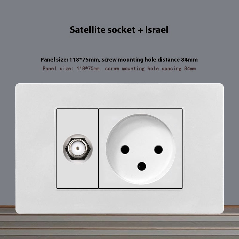 118 Type blanc 16A panneau de chaussettes Israël