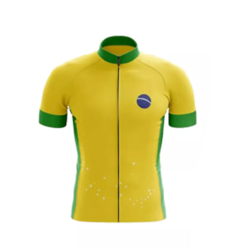 Été Brésil Team Cycling Jersey Men's Tracksuit