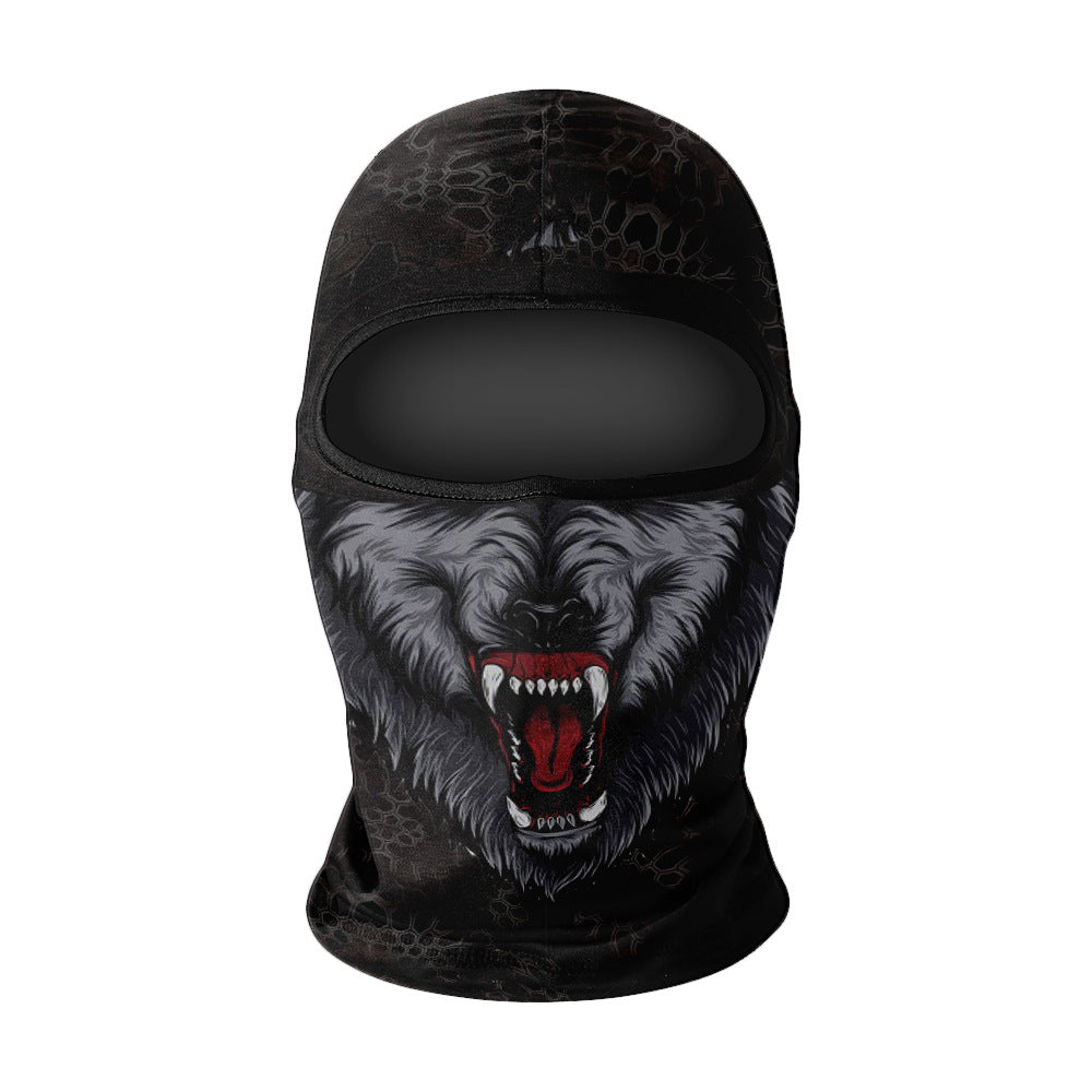 Summer Breathable Full Face Outdoor Protection solaire Séchage rapide Ice Silk Headgear
