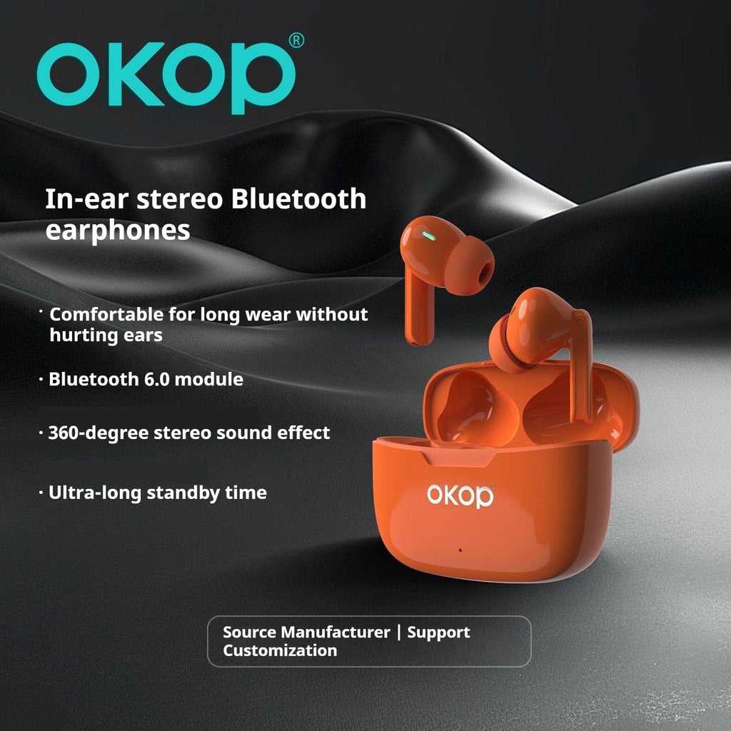 KP-216 Meilleurs appareils Bluetooth sans fil dans l'oreille Annulation active du bruit Audio Faible-