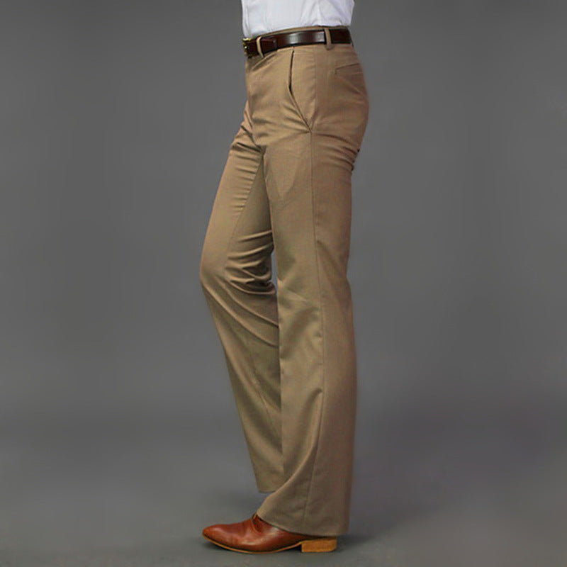 Pantalons de robe à jambes larges pour hommes