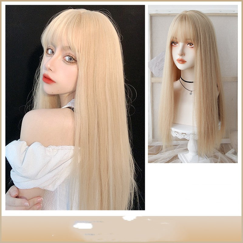 Long cheveux droit Cos Platinum mode