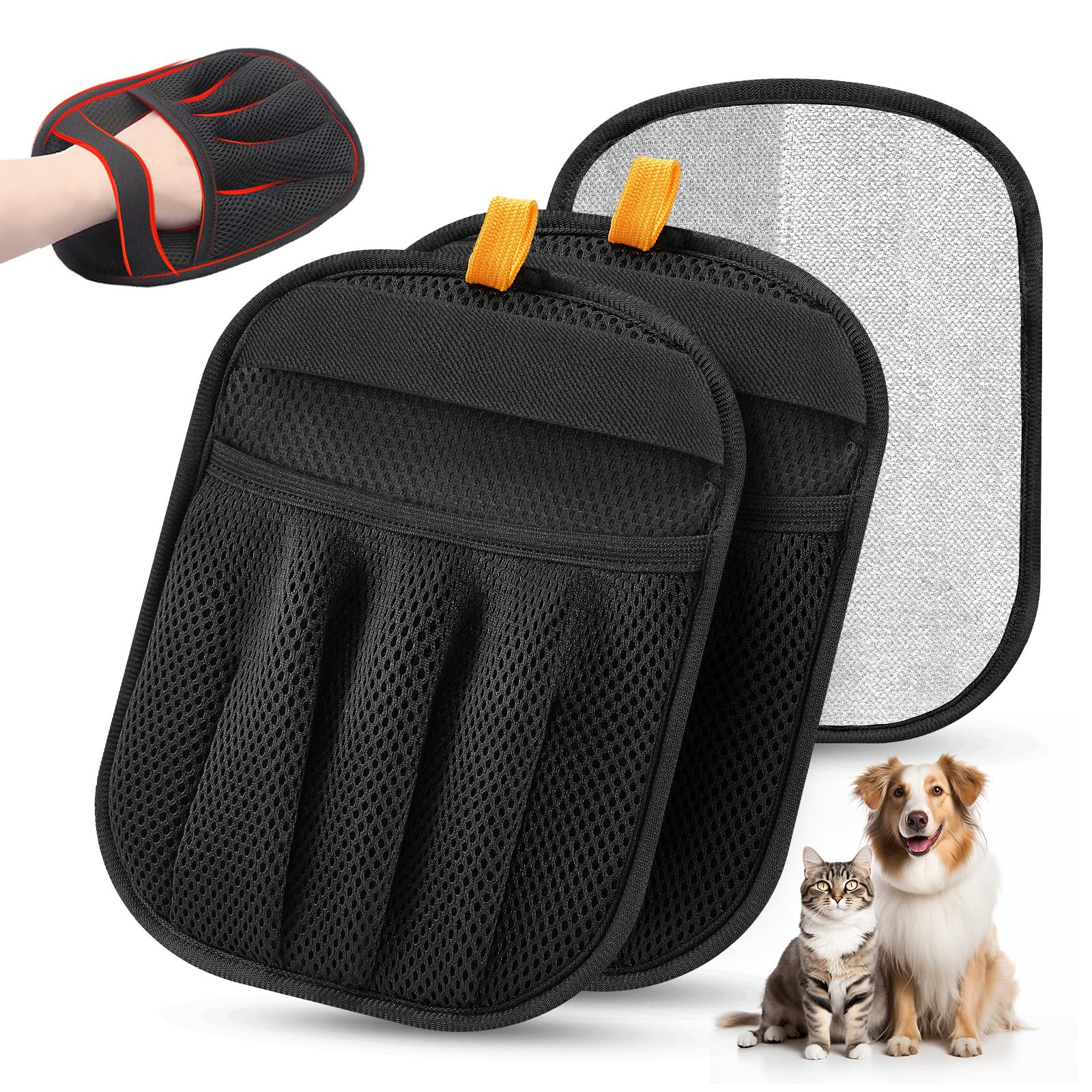 Gants de suppression de cheveux pour chats et chiens