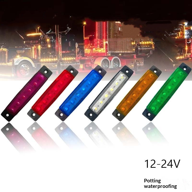 Signal de virage latéral du camion 6-LED