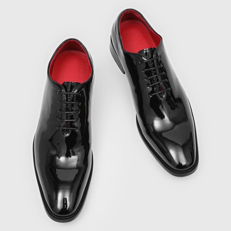 Casual Commuter Formal Red-soled Glossy British-style Business Shoes