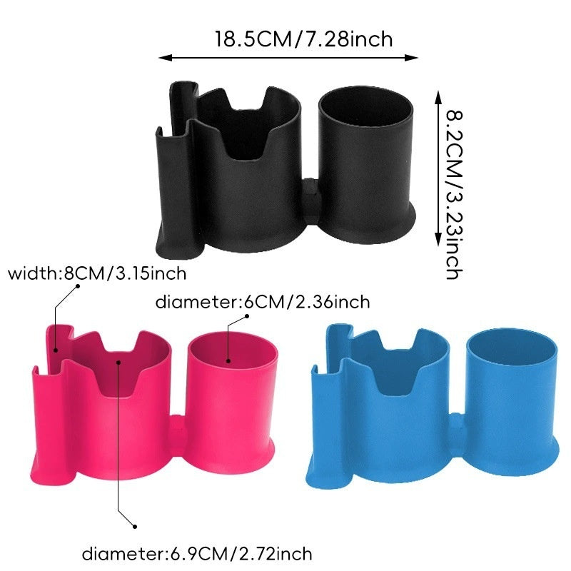 Support de tasse de paddle pour deux tasses Rack téléphonique