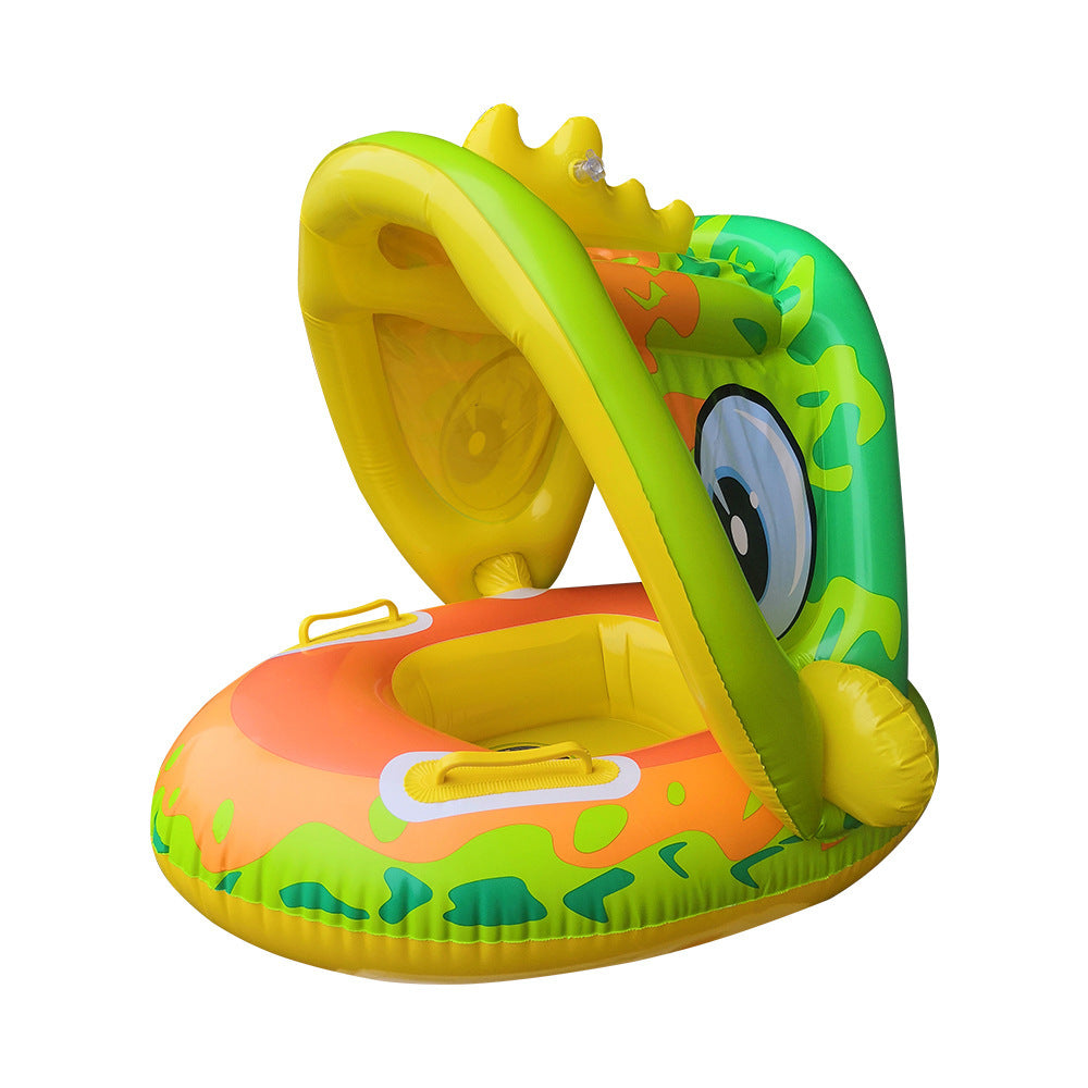 Enfants Bagues de natation Gonflable amovible Canopy Seat Ring Pvc Baby Baignade Chi