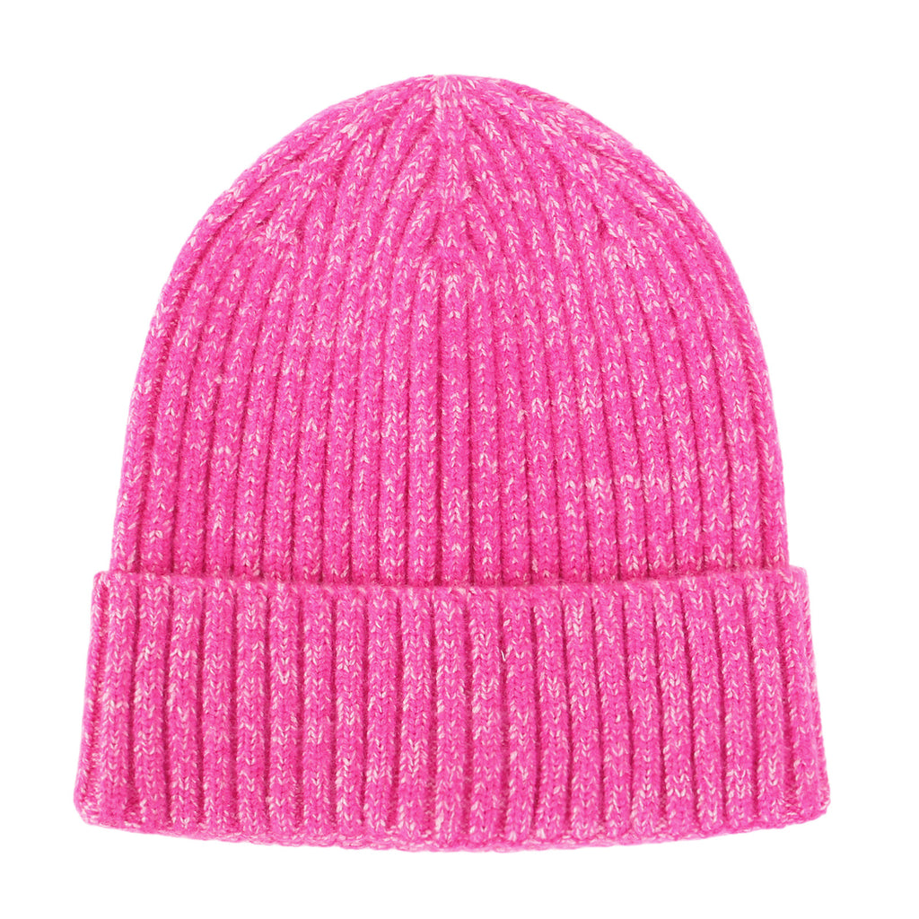 Bonnet en laine rayée de couleur solide pour protéger l'oreille chaude