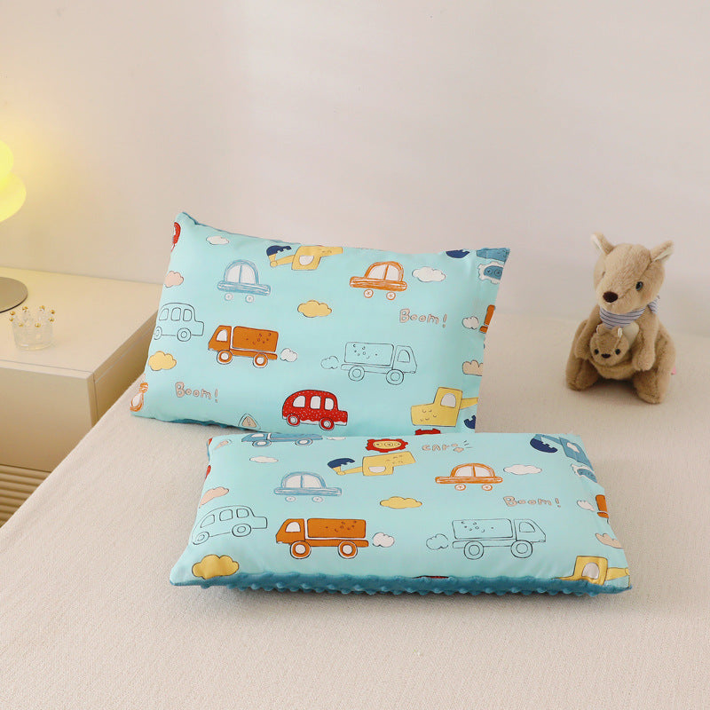 Caricature Doudou Fleece Oreiller Tout-Cotton