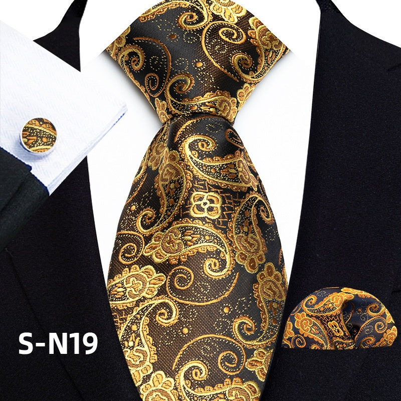 Business Hommes Tie formelle Set En stock Accessoires mode
