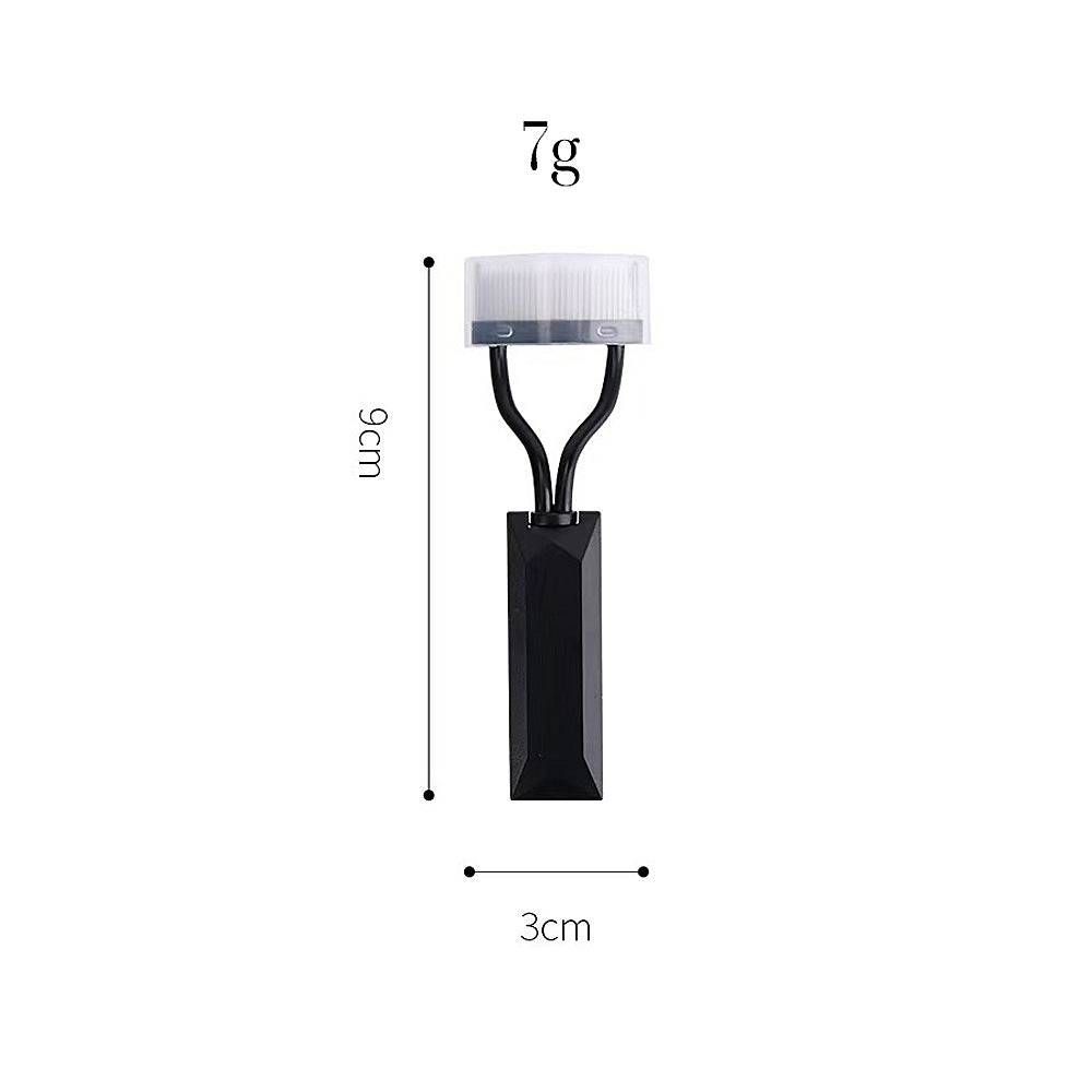 Pince à cils en acier inoxydable semi-arc portable