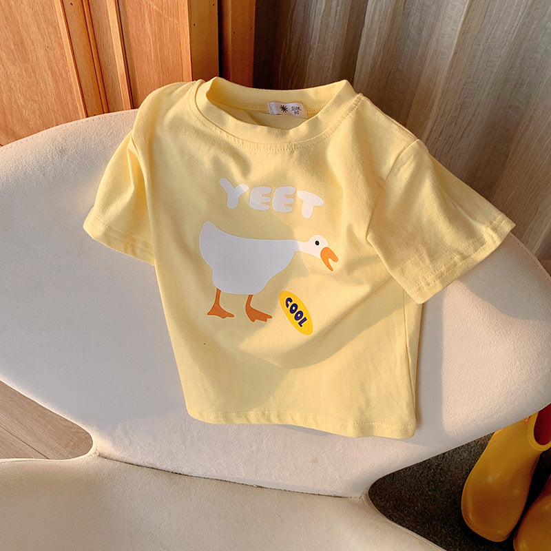 À moitié manches pour enfants Top d'été