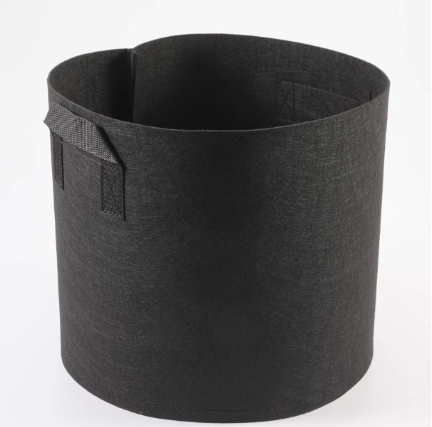 Feutre de plantation sac-noir-1gallon-pas de poignée-5 pièces