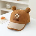 Le chapeau de baseball brodé de l'ours cartoon mignon est adapté pour les enfants âgés de 1 à 3 à Wea