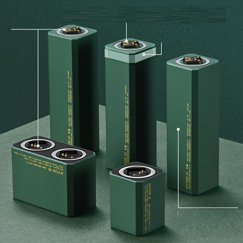 Mini lumière et petit Portable Universal Lipstick Banque de puissance magnétique