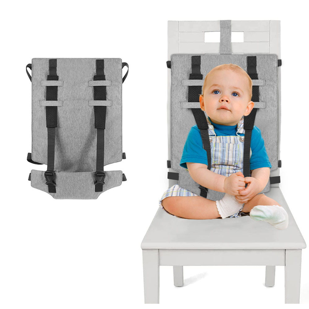 Siège d'harnais de voyage - Chaise haute portable bébé en tissu pour le voyage - Siège haute chaise de voyage