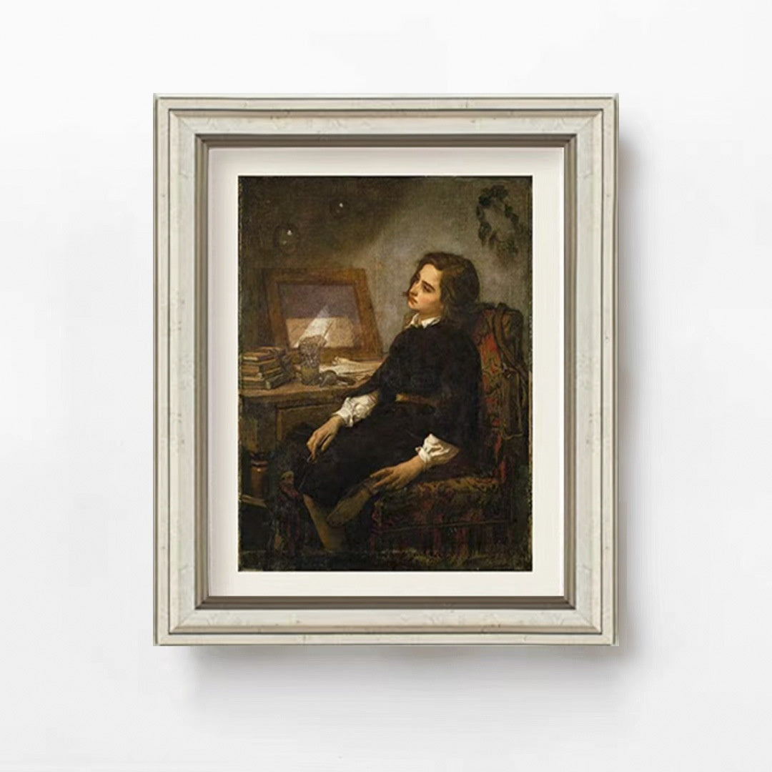 Light-luxury Vintage Ensemble Creative Living Room Wall Art Canapé Art suspendu de style français