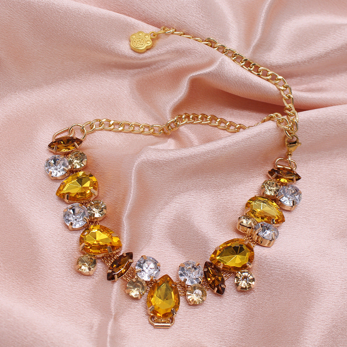 Chat et chien Gem Pearl Collier Princesse