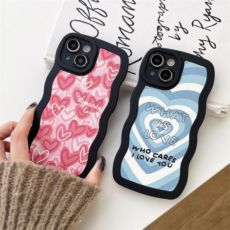 Beau Love Mobile Phone Wave Soft étui de protection