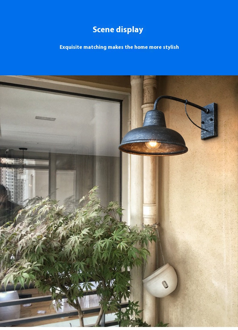 Lampe murale extérieure rétro LED