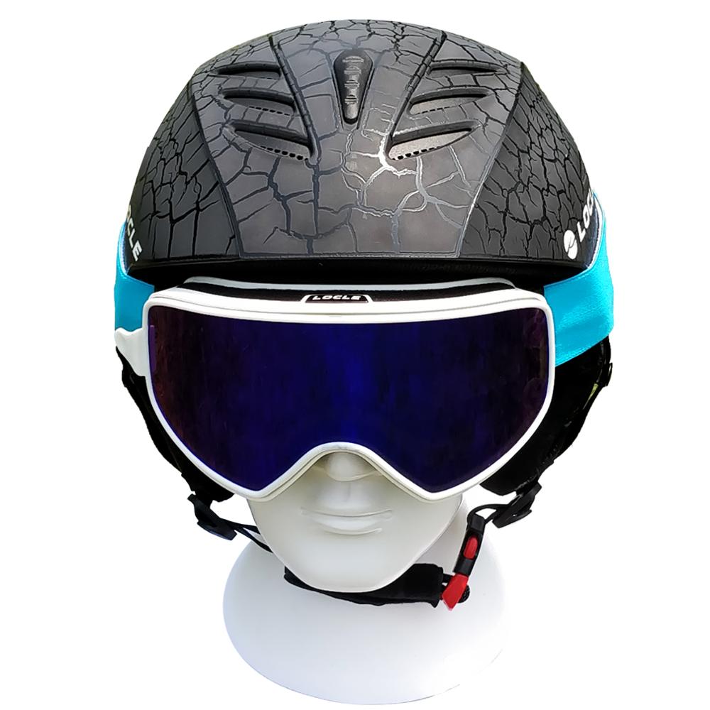 Casques de neige chauds et anticollision pour hommes et femmes