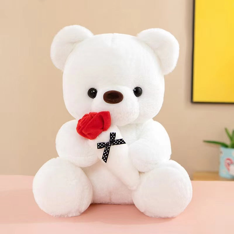 Mignon Rose Petit ours Poupée Huggy Bear Poupée Jouet en peluche pour femmes
