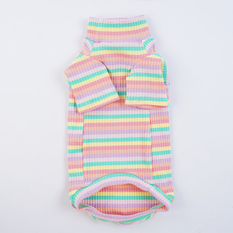 Chemise sans cheveux en coton pur chat