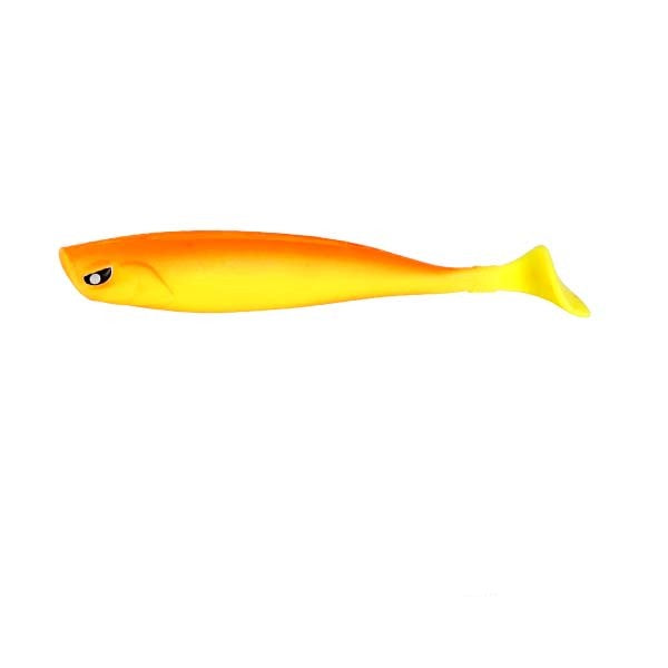 Poisson doux à queue en T 12cm 10g avec des rainures sur le dos en PVC