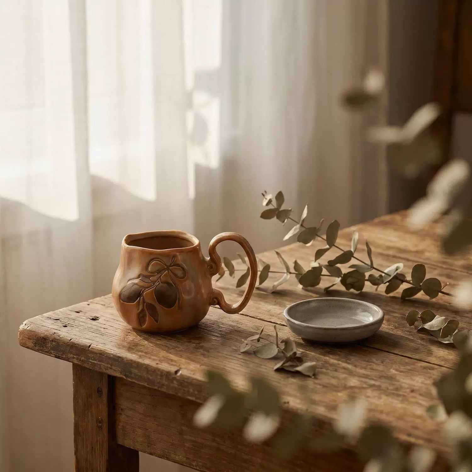 Tasses de café Yao Bian en grès