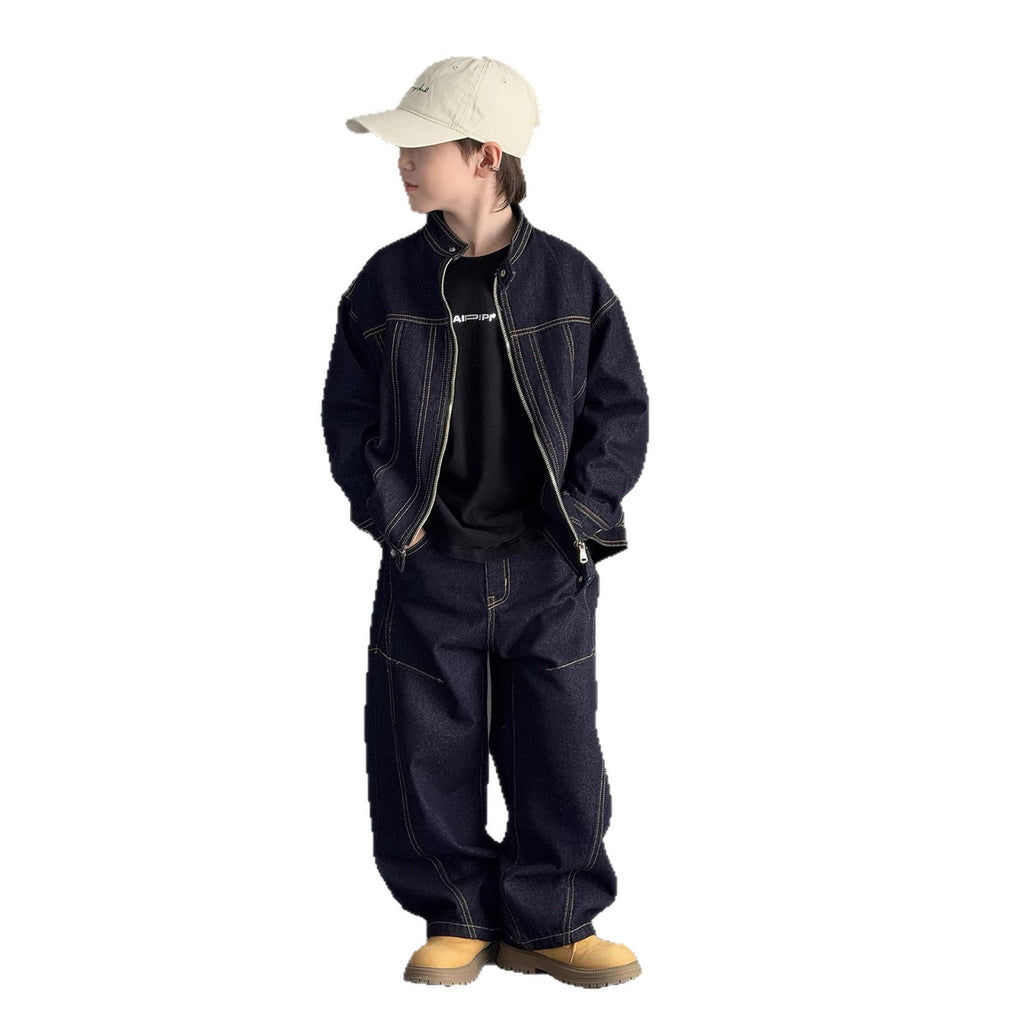 Casual Chic Denim Set SpringAutumn